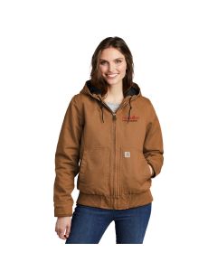 Carhartt® Women’s Washed Duck Active Jac-Carhartt Brown-Small-Premier Companies