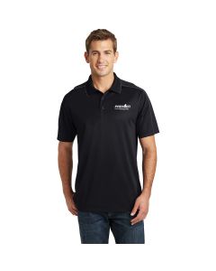 Sport-Tek® Micropique Sport-Wick® Piped Polo-Black / Iron Grey-Extra Small-Premier Ag
